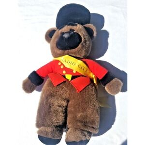 Queen's Royal Guard Hat Plushie Rare A&A Plush Inc Vintage Teddy Bear 19"  1992